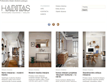 Tablet Screenshot of habitas.lt